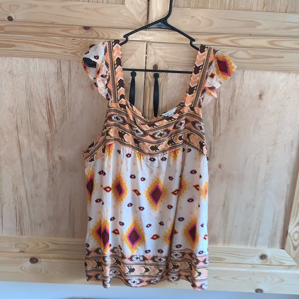 Cato NWT tribal sleeveless blouse Shirt size 22/24W